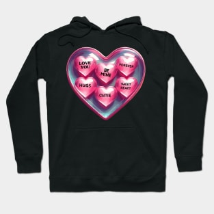 Valentine's Day Hearts Hoodie